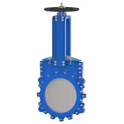 Bidirectional knife gate valve with demountable body with steel body and EPDM seat, DN400, PN10. PA530 series 