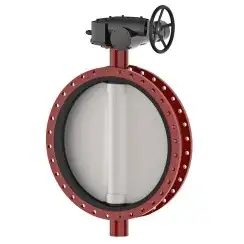 Wafer type butterfly valve with steel body and stainless steel disk and NBR seat, DN700, PN10. PA300 series 