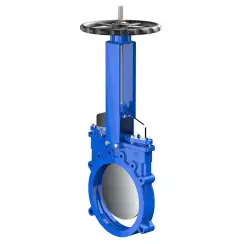 Bidirectional knife gate valve with ductile-iron body and EPDM seat, DN200, PN10. PA520 series 
