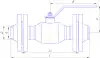 all-welded ball valve, DN50, PN40 