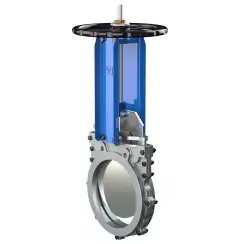Bidirectional knife gate valve with demountable body with stainless-steel body and Viton seat, DN200, PN10. PA530 series 