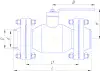 all-welded ball valve, DN80, PN40 