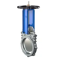 Bidirectional knife gate valve with demountable body with stainless-steel body and Viton seat, DN200, PN10. PA530 series 