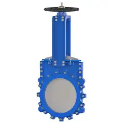 Bidirectional knife gate valve with demountable body with stainless-steel + molybdenum body and NBR seat, DN250, PN10. PA530 series 